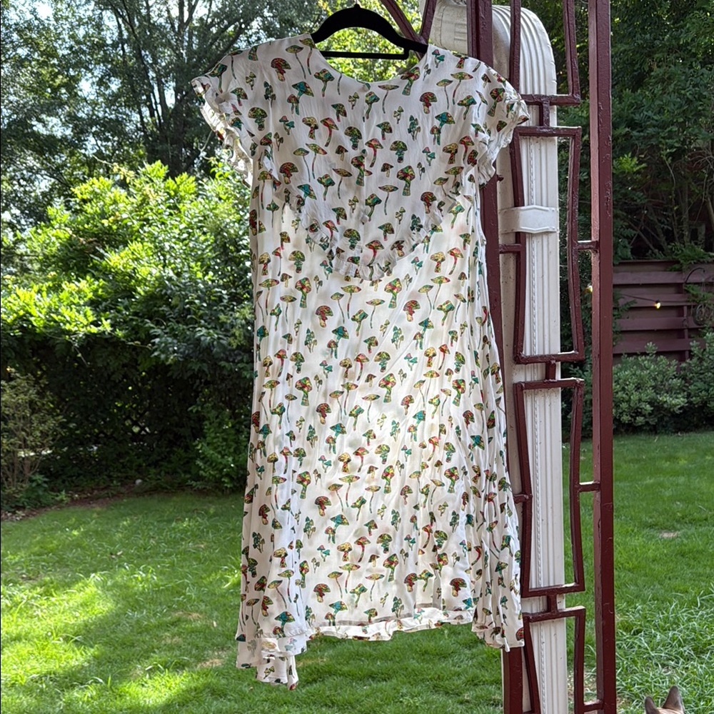 Mushroom Print Dress
